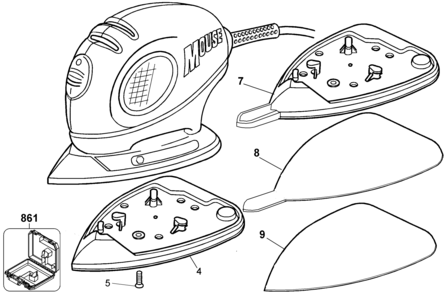 Page A Diagram and Parts List for MS500K 2 Black and Decker 